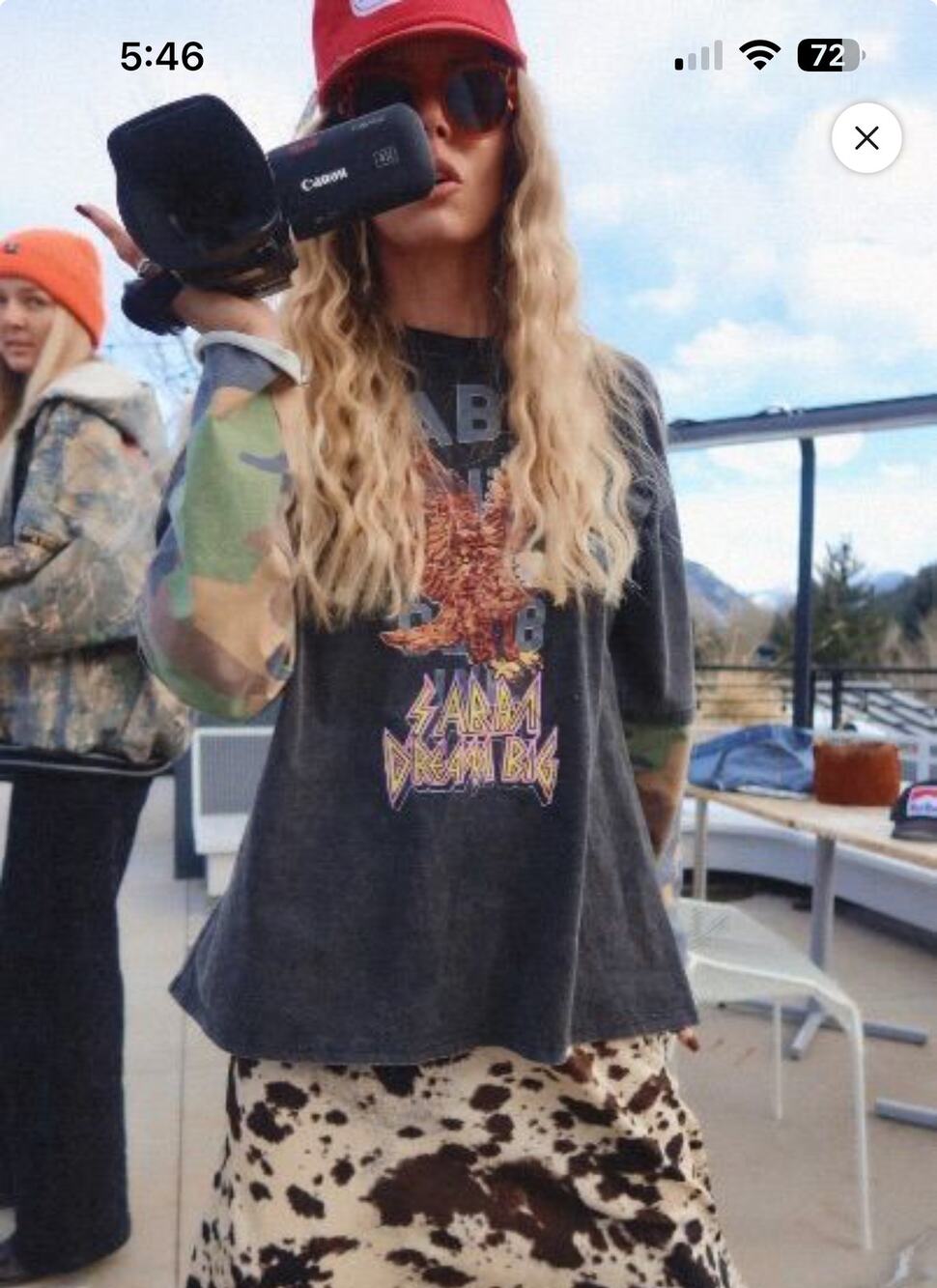 NWT The Pow Pow Long Sleeve Tee by Sabbi | Size M